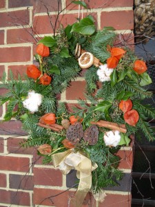 Physallis Wreath