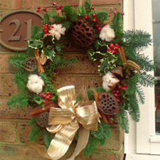 Holly & Fir wreath
