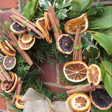 Orange, Lime & Cinnamon wreath